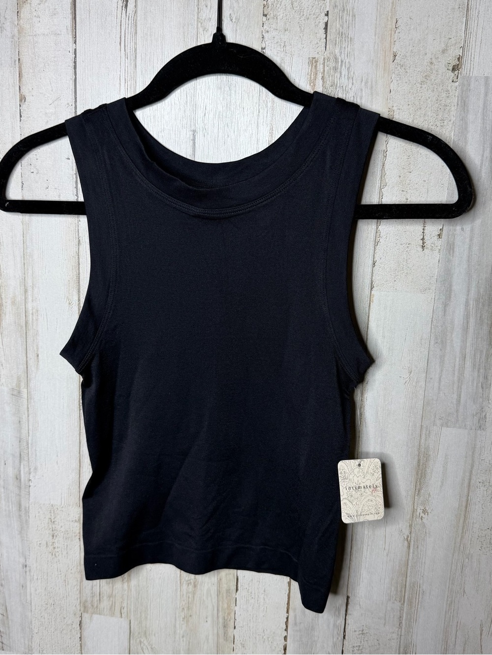 Free People Black Sleeveless Tank
